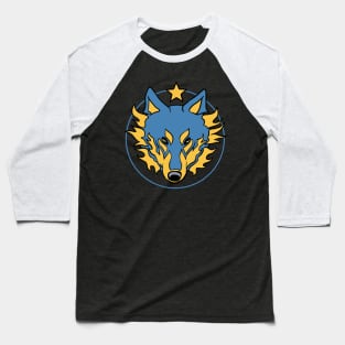 Wolf and star Baseball T-Shirt